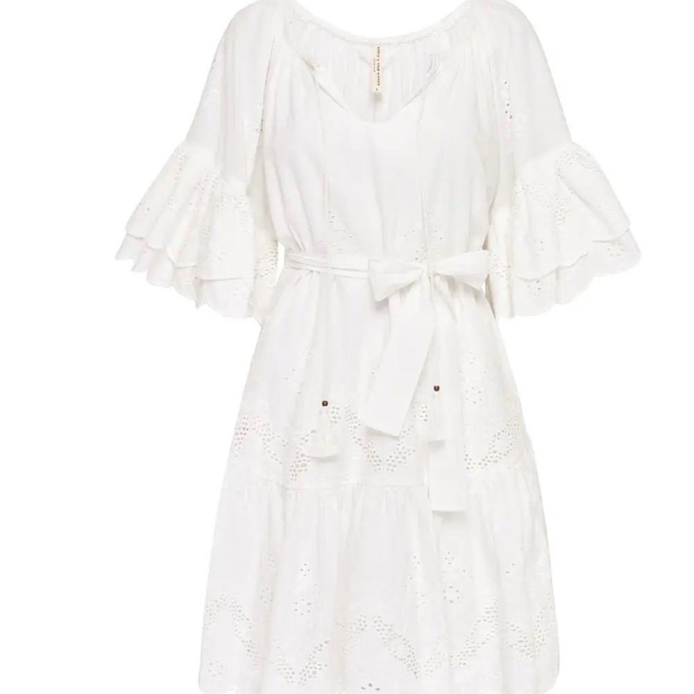 Rare Spell Capulet Broderie Anglaise Frill Smock Dress - Picture 5 of 9